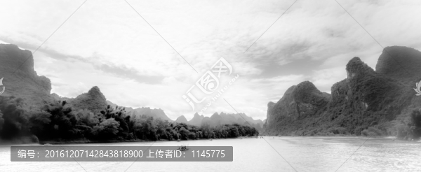 水墨漓江,漓江山水,桂林山水