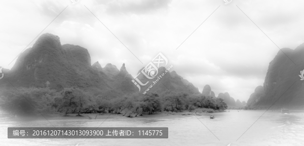 水墨漓江,漓江山水,桂林山水