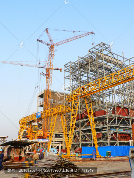 發(fā)電廠建設工地