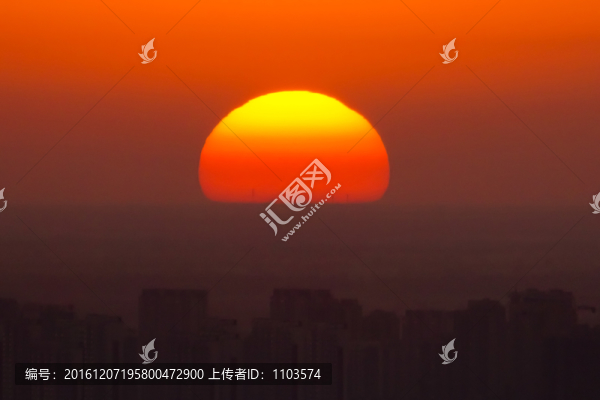 日落晚霞素材,（6）
