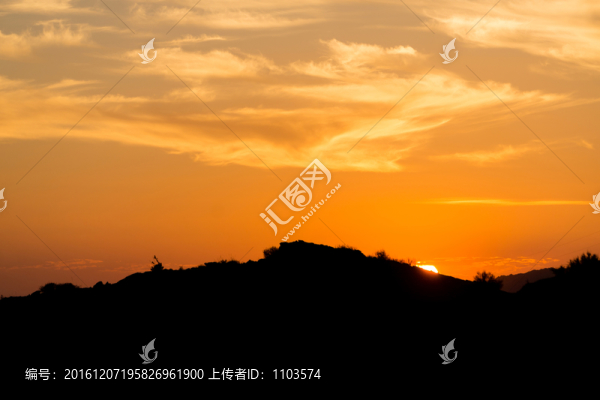 日落晚霞素材,（10）