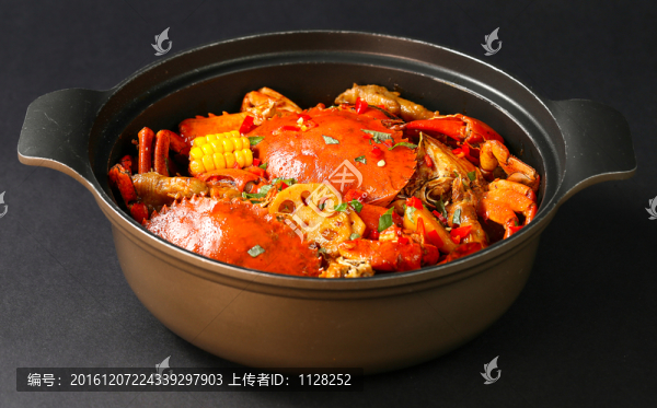 香辣蟹煲