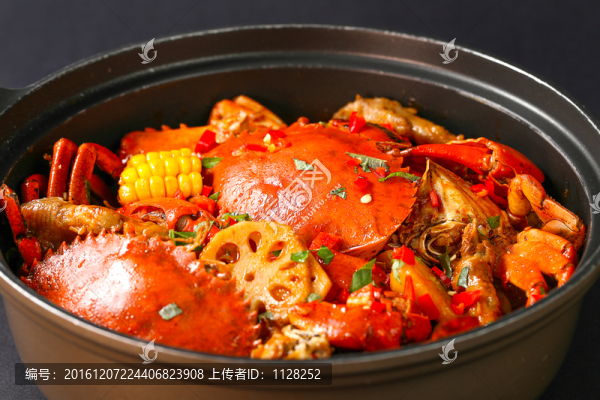 香辣蟹煲