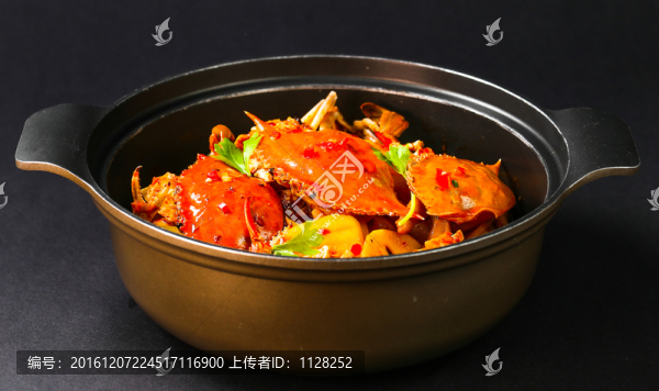 香辣蟹煲