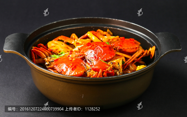 香辣蟹煲