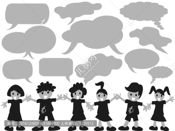 言語泡沫兒童