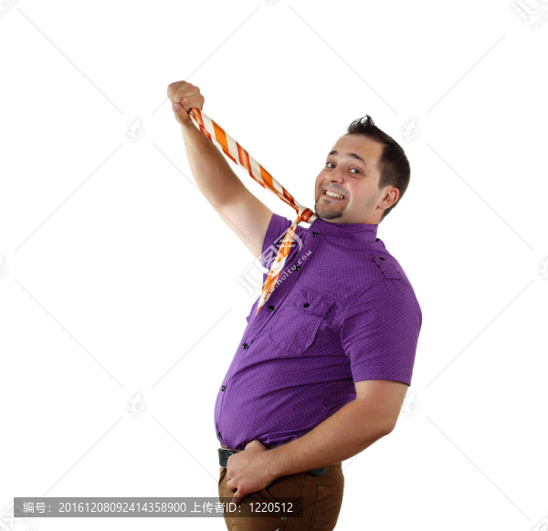 穿鮮艷顏色的年輕人