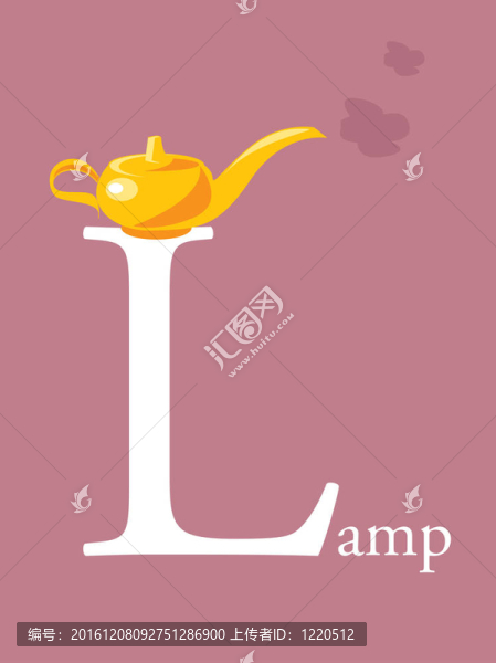 彩色ABC；字母L