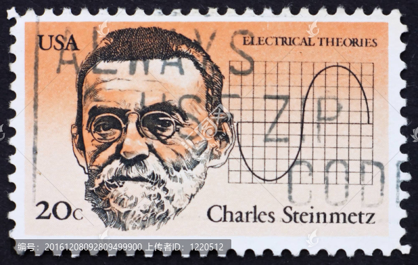 1983美國Charles,Steinmetz郵票