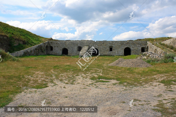 在喀梅乃資podolskiy中世紀(jì)的城堡；烏克蘭喀爾巴阡山脈；