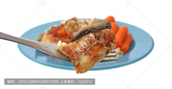 小塊雞肉叉