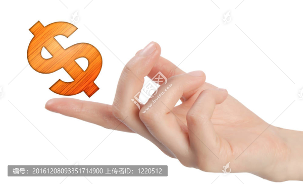 指尖上的木制圖標(biāo)。