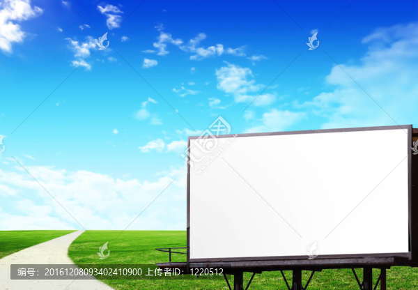 空廣告牌與天空