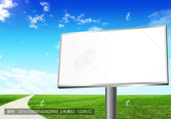 空廣告牌與天空