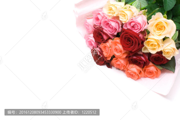 五顏六色的花束
