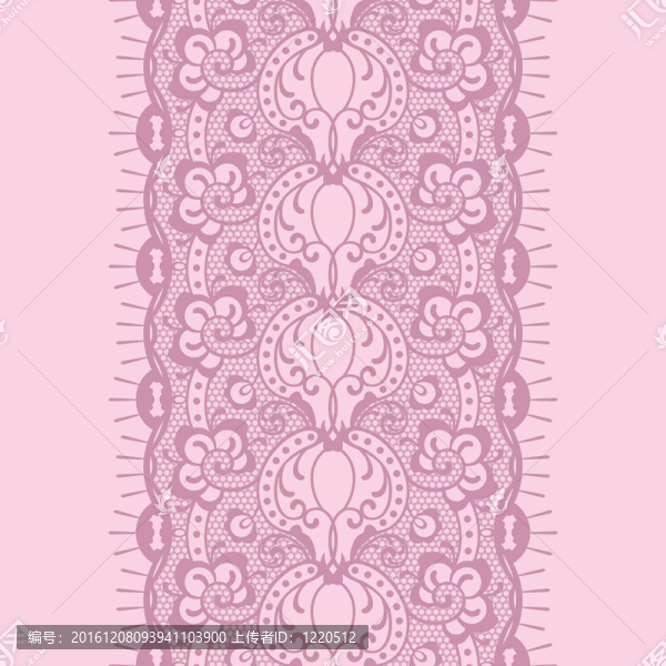 粉紅蕾絲絲帶無(wú)縫