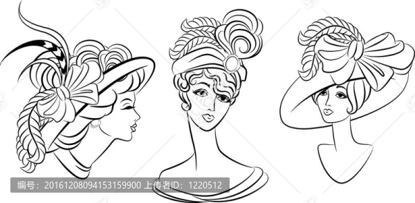 舊貨時(shí)尚女孩帽子。