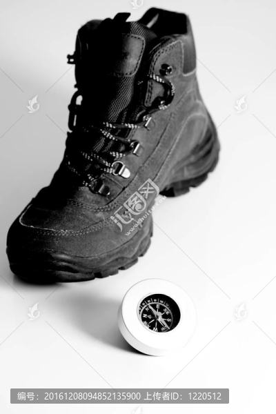Wanderstiefel,mit,Kompass,1