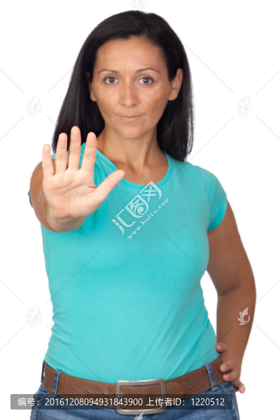 可愛女子說停
