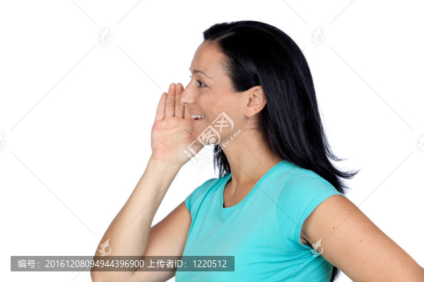 可愛的女人竊竊私語