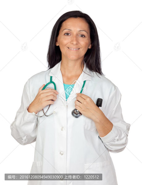 可愛的醫(yī)學的女人