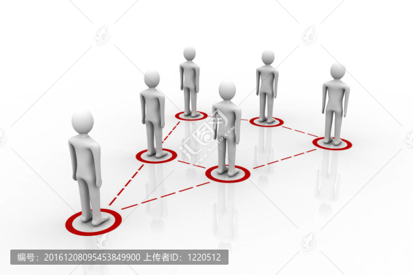 人們連接成一個圓圈