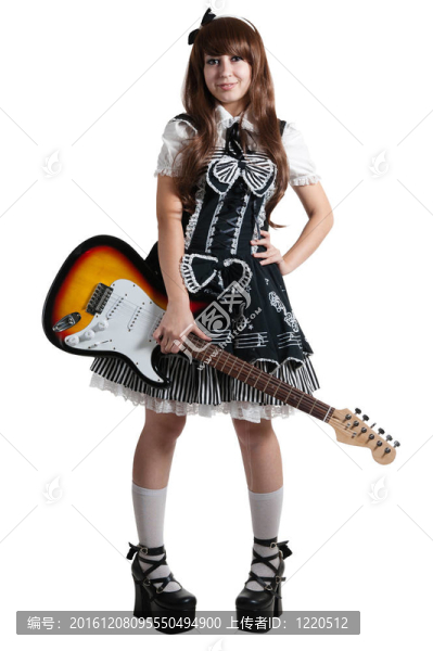 黑衣美女與吉他