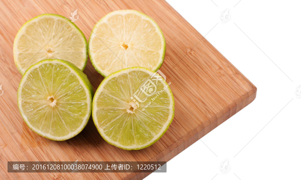檸檬和酸橙片