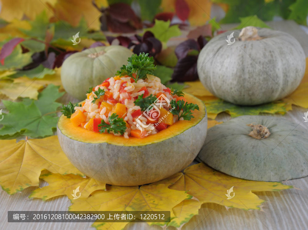 南瓜蔬菜飯