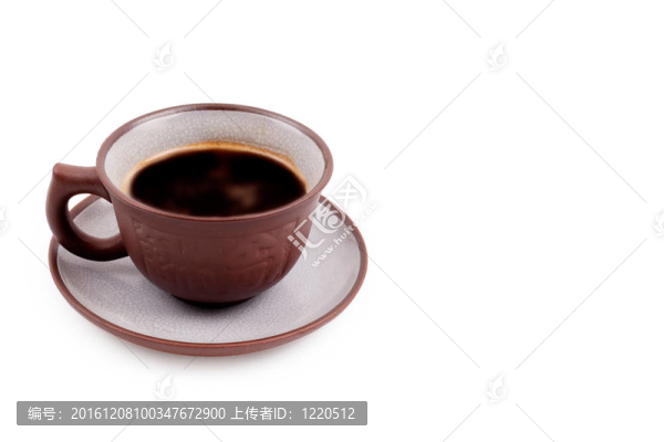 白底咖啡杯