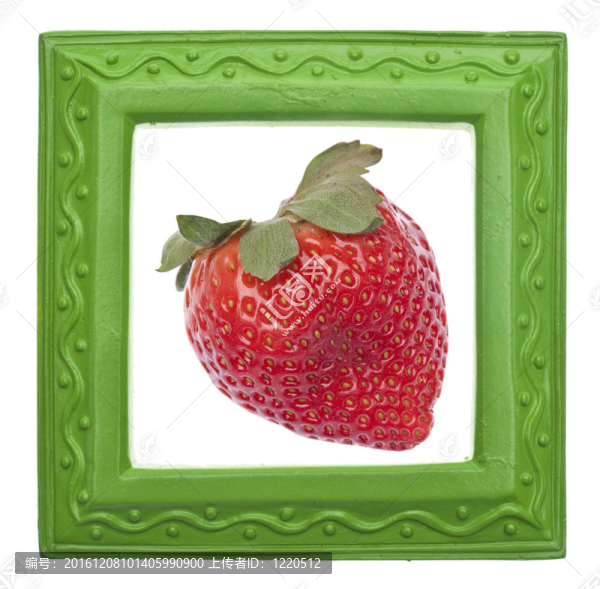 現(xiàn)代綠色框架與Strawberry