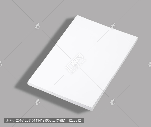 平裝書的封面空白W裁剪路徑