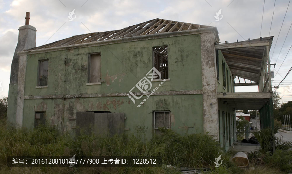倒塌的建筑物