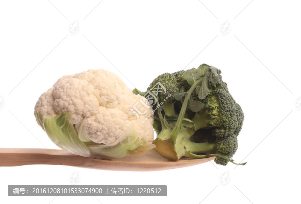 Broccol和木勺迷你菜花