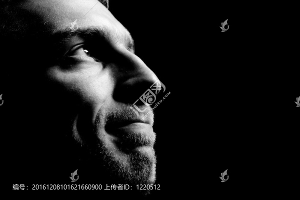 男人的肖像。