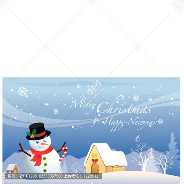 圣誕夜的雪人