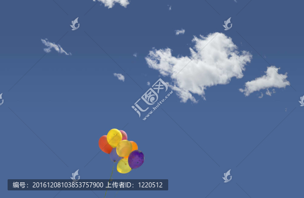 氣球和云