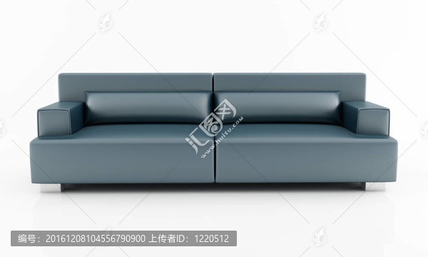 深藍(lán)現(xiàn)代沙發(fā)