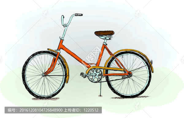 老式自行車圖