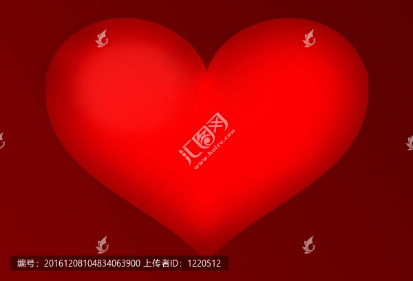 紅色的心