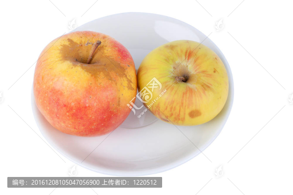 盤子里的蘋(píng)果