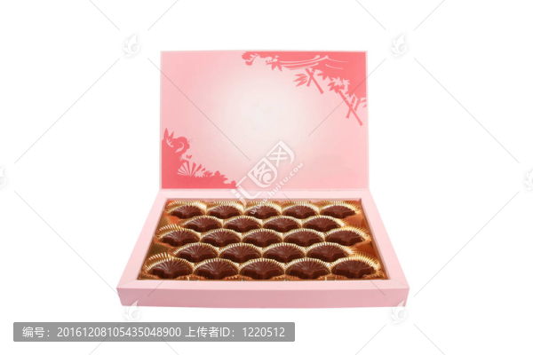 盒子里的巧克力糖果