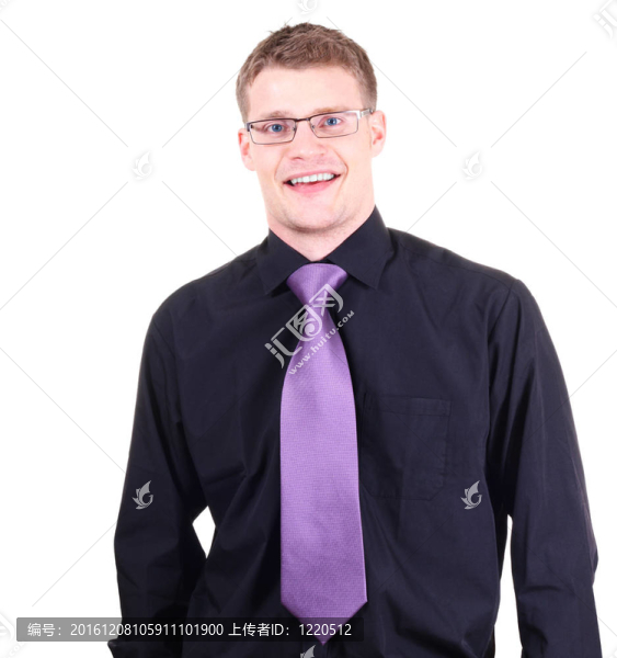 年輕的成功商人