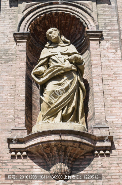 圣多梅尼科教堂。Ferrara。Emilia,Romagna。意大利.