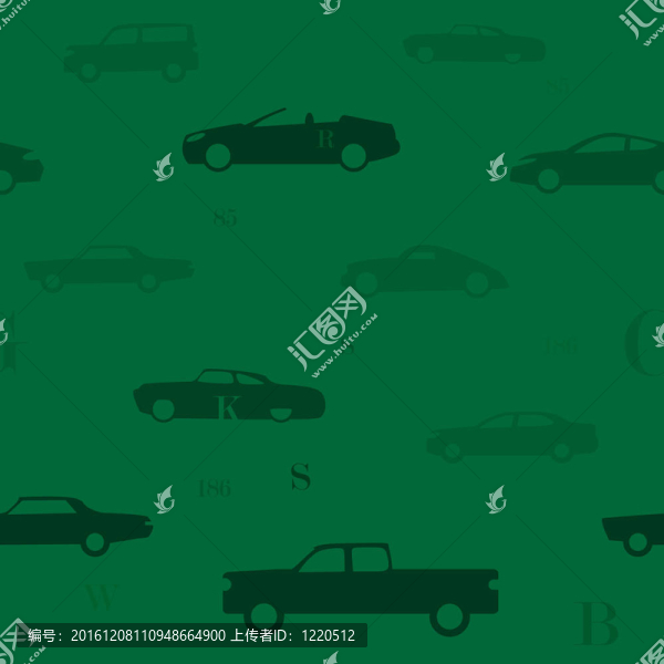 無縫汽車花紋綠化
