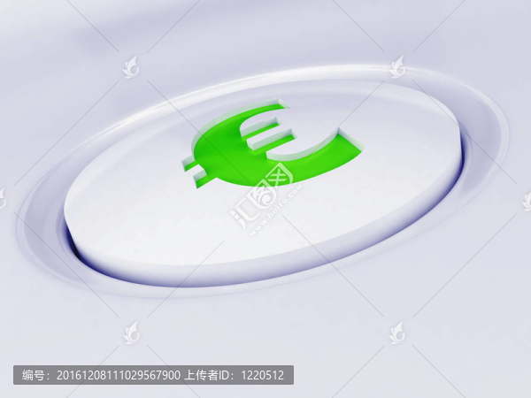 白色塑料按鈕綠色警示標(biāo)志