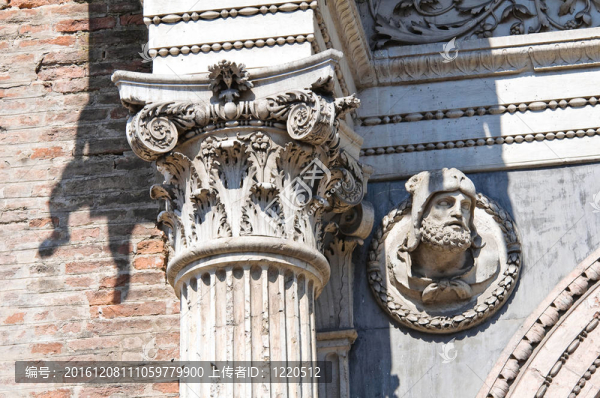 四沙克拉提宮殿。Ferrara。Emilia,Romagna。意大利.