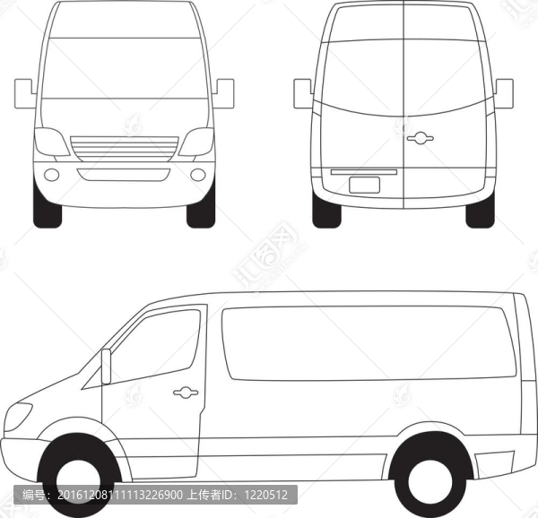 送貨車(chē)三面查看