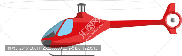 白色的紅色直升機(jī)