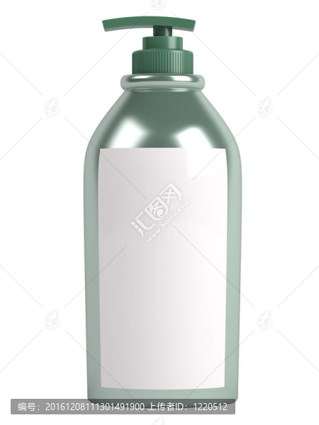 綠色的洗發(fā)水瓶